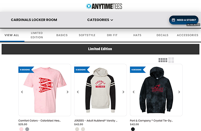 Cardinals Locker Room