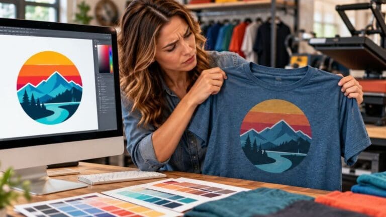 brand colors on shirts